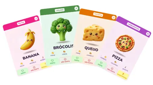 30 Cartões de Exploração Sensorial